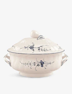 Villeroy & Boch Old Luxembourg Floral-print Oval Porcelain Tureen 2.7L
