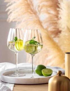 Villeroy & Boch Rose Garden White Wine Goblets Set Of Four -Villeroy & Boch R03945208 ALT02