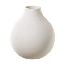 Villeroy & Boch Manufacture Collier Blanc Perle Small 4.75-Inch Vase