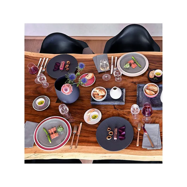 Villeroy & Boch Manufacture Gris Dinner Plate 6 Villeroy & Boch Manufacture Gris Dinner Plate - Image 4