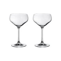 Villeroy & Boch Purismo Coupe 2-Piece Champagne Glass Set
