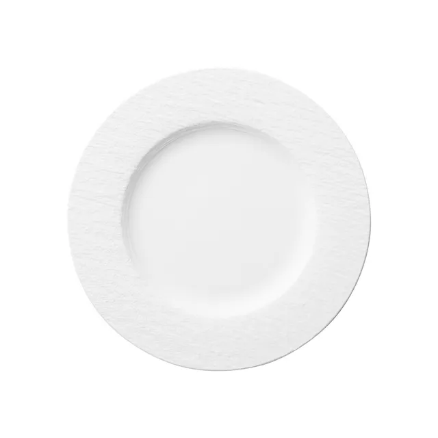 Villeroy & Boch Manufacture Rock Blanc Porcelain Dinner Plate 3 Villeroy & Boch Manufacture Rock Blanc Porcelain Dinner Plate