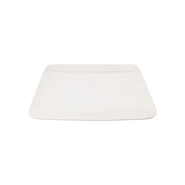 Villeroy & Boch Manufacture Rock Blanc Porcelain Square Dinner Plate 4 Villeroy & Boch Manufacture Rock Blanc Porcelain Square Dinner Plate - Image 2