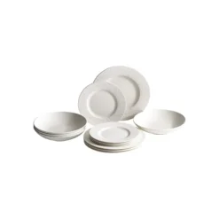 Villeroy & Boch Manufacture Rock Blanc 12-Piece Dinnerware Set -Villeroy & Boch https3A2F2Fimage.s5a.com2Fis2Fimage2FTheBay2F4003686428515 alt23Fwid3D120026hei3D120026qlt3D9026resMode3Dsharp226op usm3D0.92C1.02C82C0 640x